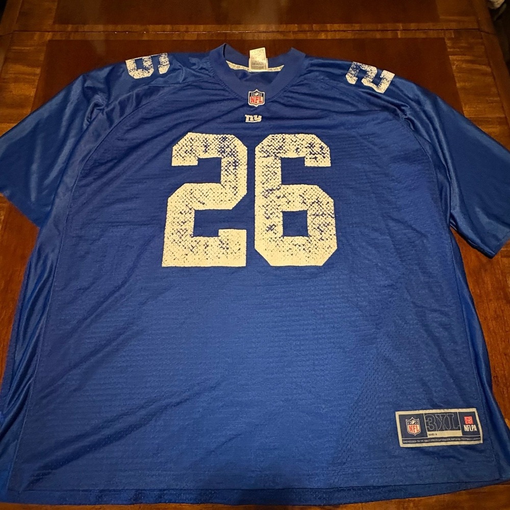 New York Giants Saquon Barkley 26 NFL Jersey Blue Pro Line 3XL‎ Football Shirt